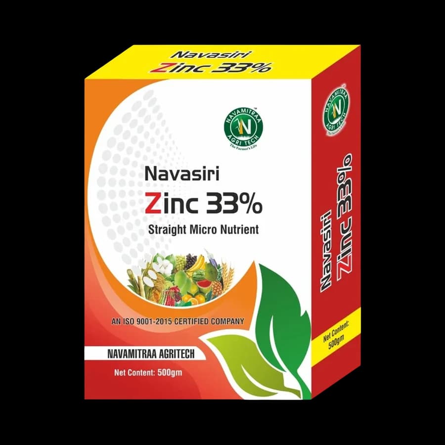 Navasiri Zinc 33% pack - Micronutrients by Navamitraa Agri Tech, Hyderabad Telangana